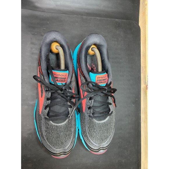 Brooks PureGrit 6 Womens Trail Running Shoes Black/Red Size 10 Cushioned Grip - Picture 4 of 10